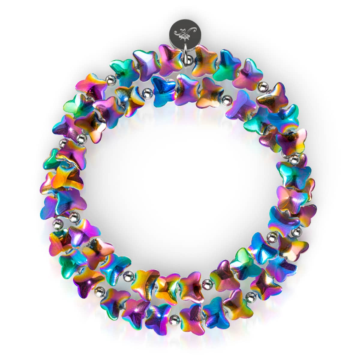 Licorne métallique | Argent sterling 925 | Papillon enroulé